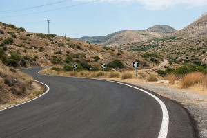 Straße in den Süden Kretas