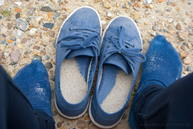 Sand in den Schuhen