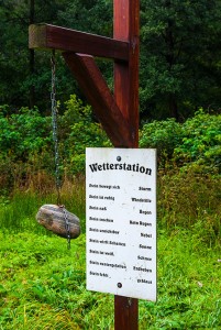 Wetterstation im Kräuterpark Altenau