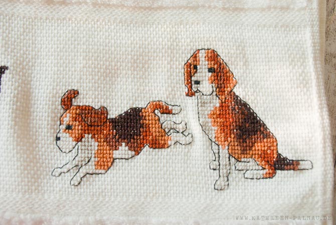 Julians Handtuch - Beagle rechts