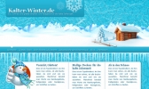 Webdesign für kalter-winter