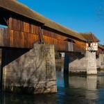 Das Wahrzeichen Bad Säckingens - die Holzbrücke